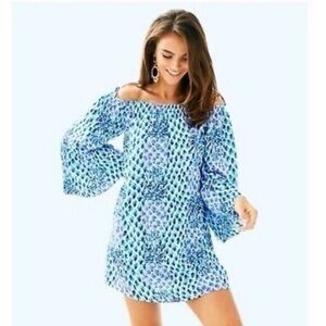 Lilly Pulitzer Nevie Off-Shoulder Dress